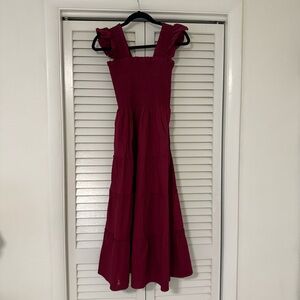 Hill House Burgundy Ellie XS Nap Dress